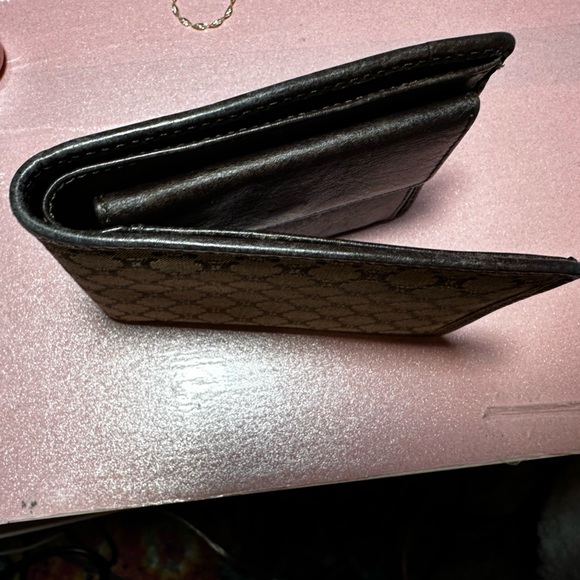 CELINE Macadam Canvas Leather Bifold Wallet Purse Men - Picture 10 of 16